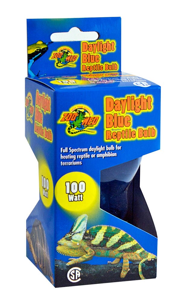 Zoo Med Daylight Blue Reptile Bulb Blue 100 Watt