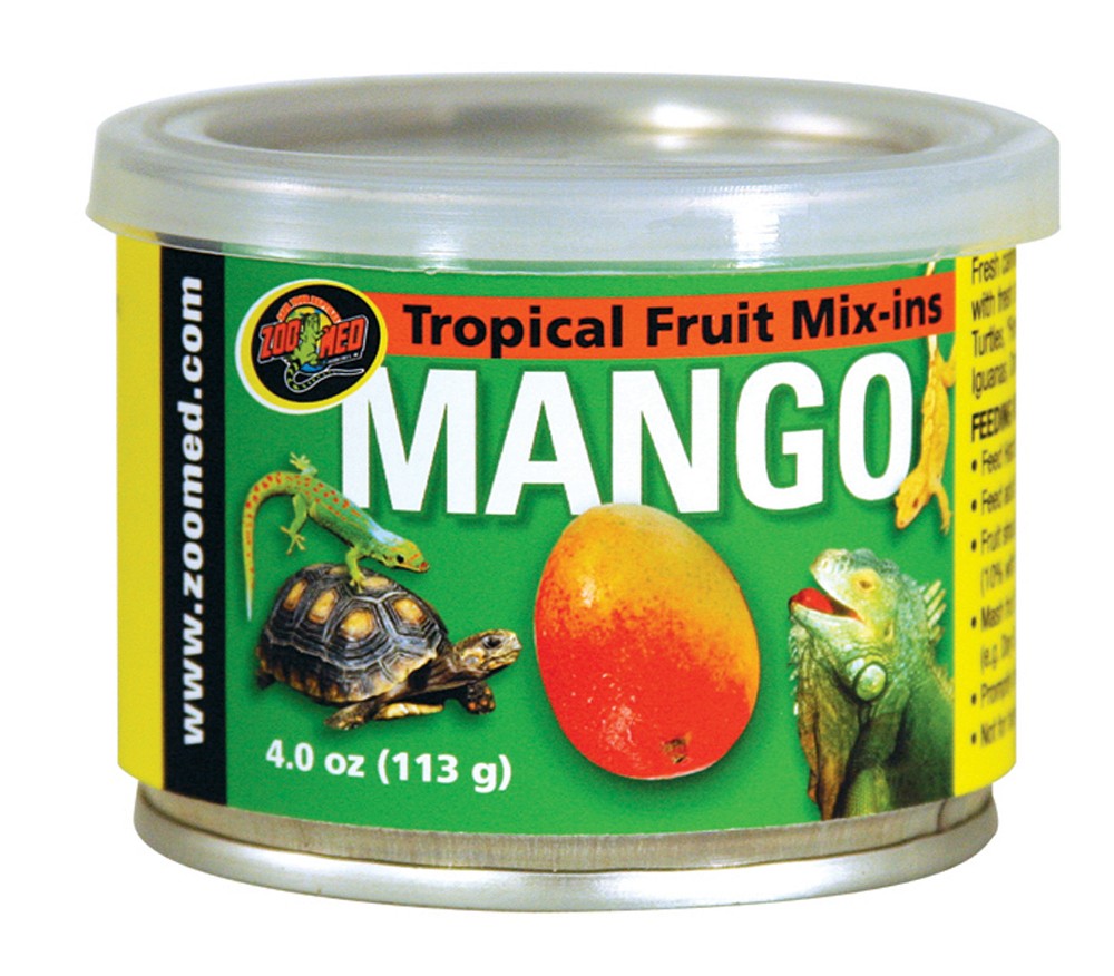 Zoo Med Fruit Mix-Ins Mango Reptile Wet Food 3.4 oz