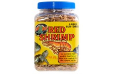 Zoo Med Sun-Dried Large Red Shrimp Reptile Food 2.5 oz