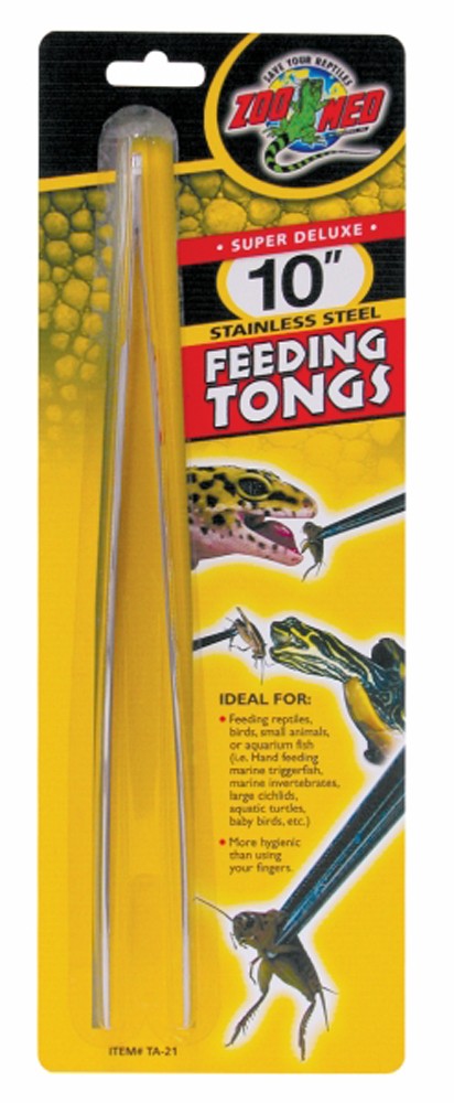 Zoo Med Stainless Steel Feeding Tong 10 in