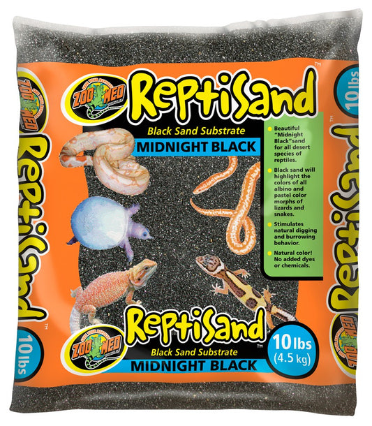 Zoo Med Reptisand Midnight Black 3Ea/10 Lb