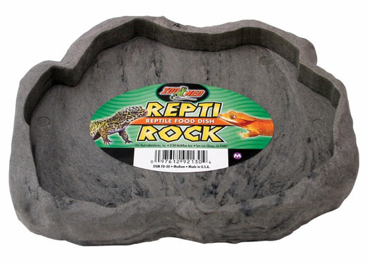 Zoo Med Repti Rock Food Dish Assorted Medium