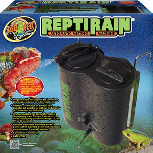 Zoo Med Repti Rain Automatic Misting Machine Black