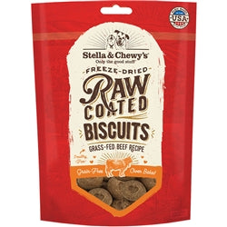 Stella & Chewys Dog Raw Coated Biscuits Beef 9Oz