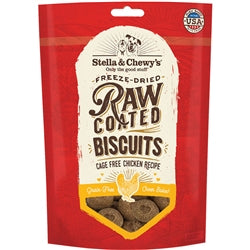 Stella & Chewys Dog Raw Coated Biscuits Chicken 9Oz