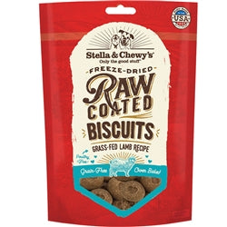 Stella & Chewys Dog Raw Coated Biscuits Lamb 9Oz