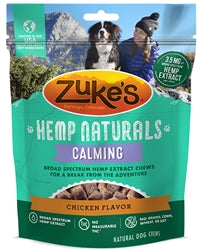 Zukes Dog Hemp Naturals Calm Grain Free Chicken 5Oz