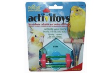 JW Pet ActiviToy Tumble Bell Bird Toy Multi-Color Small Medium