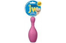 JW Pet Bouncin' Bowlin Pin Dog Toy Bowling Pin Assorted Small