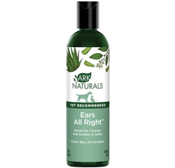 Ark Naturals Ears All Right Dog & Cat Gentle Cleaning Lotion, 4oz Bottle