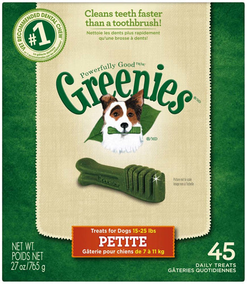 Greenies Original Dog Dental Treat 27 oz 45 Count Petite