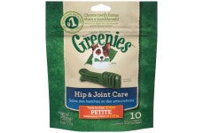 Greenies Hip and Joint Petite Dental Dog Chews - 6 Ounces 10 Treats