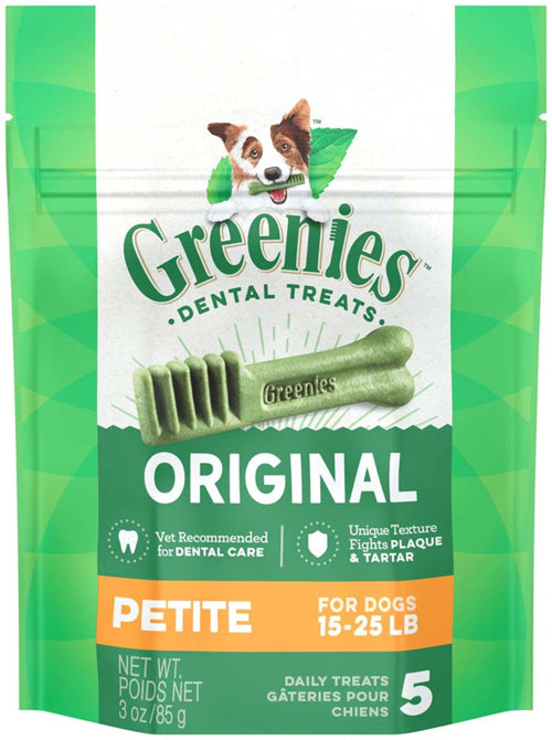 Greenies Original Dog Dental Treat 3 oz 3 Count Regular