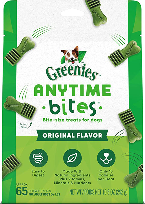 Greenies Anytime Bites BiteSize Dog Dental Treats Original, 1ea/10.3 oz