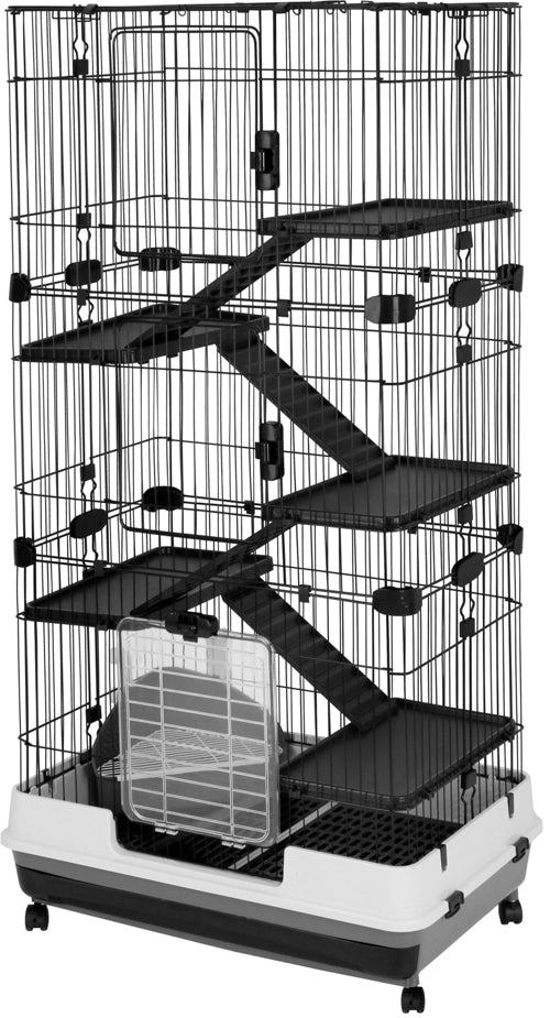 A  E Cages Deluxe Small Animal Cage 6Level, 1ea/40 in X 25 in X 57 in