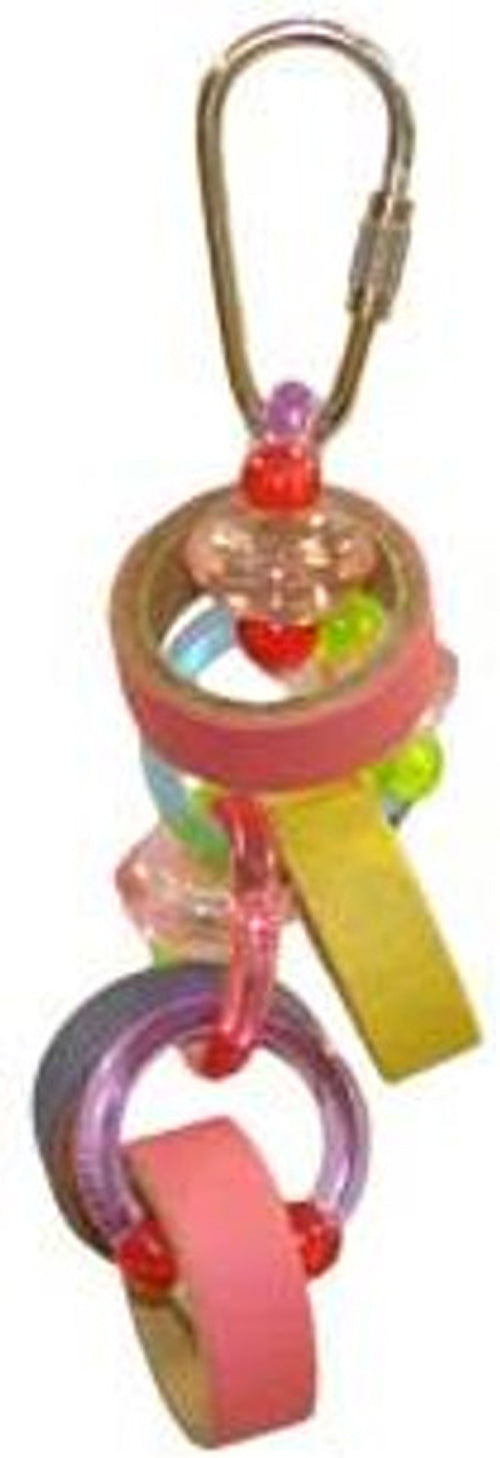 A & E Cages Happy Beaks Keet Rings Bird Toy One Size