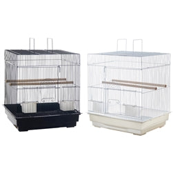 A & E Cages Flat Top Cage (2) Black & (2) White 18in X 14in 4pk