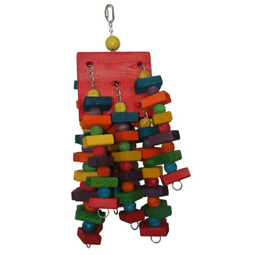 A & E Cages Happy Beaks Up Against the Wall Bird Toy LG