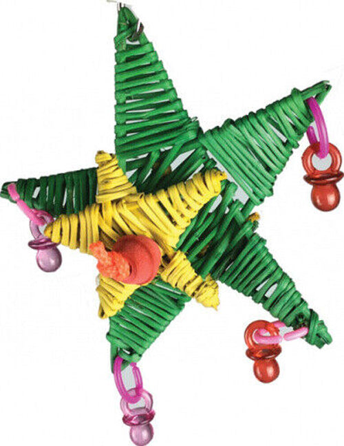 A & E Cages Happy Beaks Star Power Bird Toy One Size