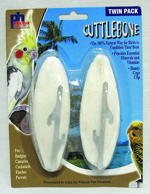 A & E Cages Natural Cuttlebone 4in 2pk