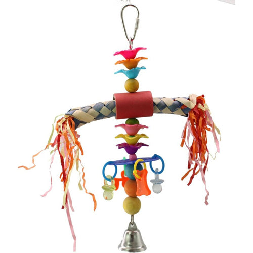 A & E Cages Happy Beaks Totem Pole Bird Toy One Size