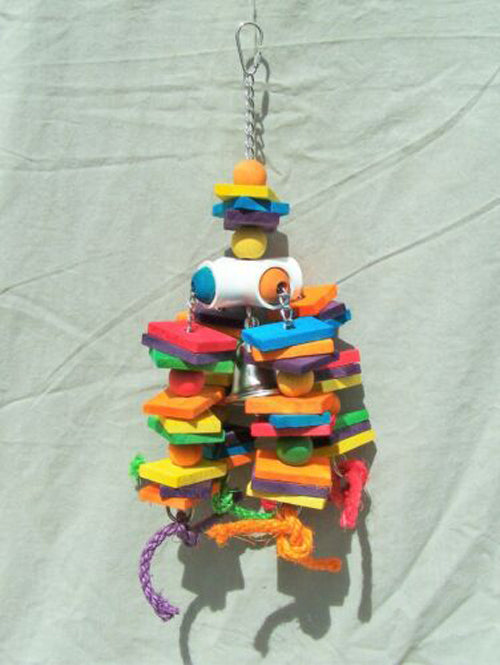 A & E Cages Happy Beaks 4-Way Foraging Fun Bird Toy One Size