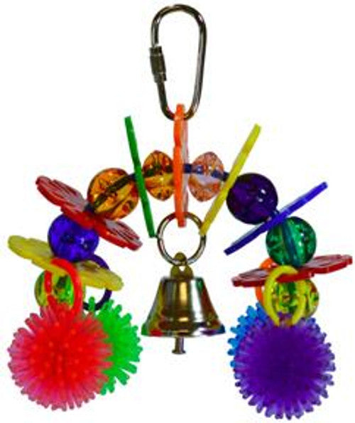 A & E Cages Happy Beaks Rainbow Bridge Bird Toy One Size