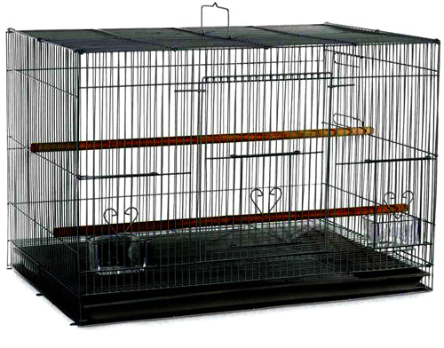 A & E Cages Flight Cage Black 24in X 16in 4pk