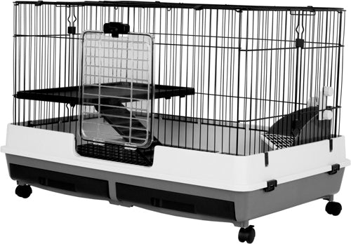 A  E Cages Deluxe Small Animal Cage 2Level, 1ea/40 in X 25 in X 26 in