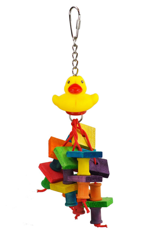 A & E Cages The Rubber Duck Monster Bird Toy