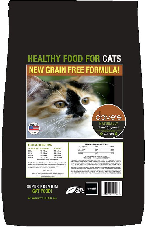 Dave's Pet Food Naturally Healthy  Adult Dry Cat Food  20 lbs.