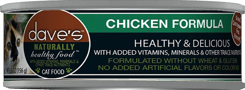 Dave's Pet Food Naturally Healthy Grain Free Chicken Formula / 5.5 oz. (Case of 24)