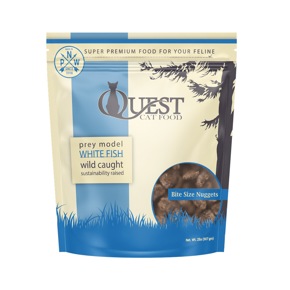 Steves Cat Quest Freeze Dried Nuggests Whitefish 10Oz