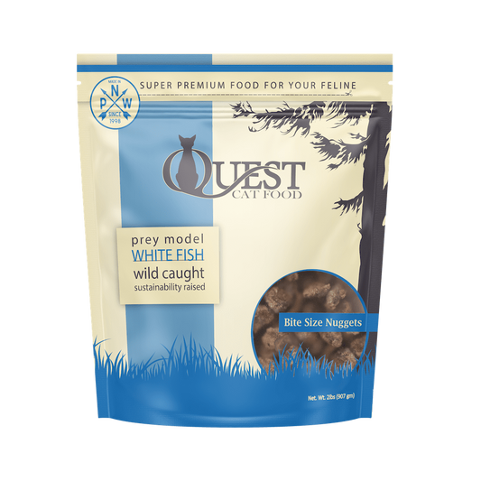 Steves Cat Quest Freeze Dried Nuggests Whitefish 10Oz