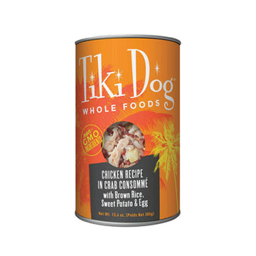 Tikipet Dog Luau Chicken Crab Consomme 13.6oz. (Case of 8)