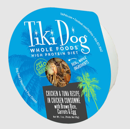 Tiki Pet Dog Luau Chicken Tuna Consomme 3oz
