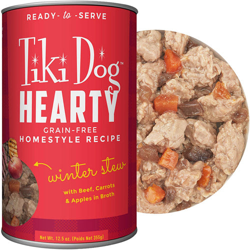 Tikipet Dog Hearty Beef 12.5oz. (Case of 8)