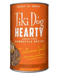 Tikipet Dog Hearty Turkey 12.5oz. (Case of 8)