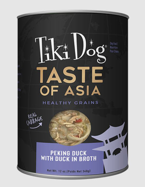 Tiki Pet Dog Gourmet Asian Duck 12oz (case of 8)