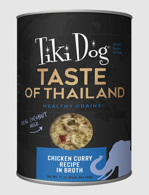Tiki Pet Dog Gourmet Thailand Chicken 12oz (case of 8)