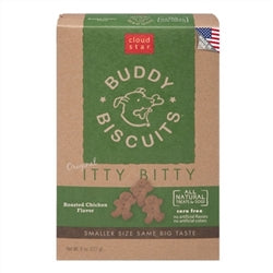 Cloud Star Original Itty Bitty Buddy Biscuits With Roasted Chicken Dog Treats, 8-Oz. Box