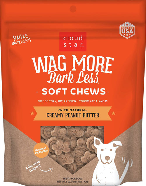 Wagmore Dog Soft & Chewy Peanut Butter 6oz.