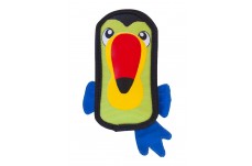 Outward Hound Invincibles Dog Toy Fire Biterz Toucan Bird Multi-Color Small