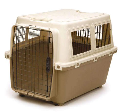 Precision Pet Products Cargo Dog Kennel Hard-Sided Tan 32 in