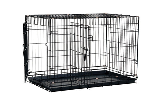 Precision Pet Products 2 Door Great Crate for Dog Hard-Sided Black 30 in