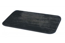 Snoozzy Quilted Kennel Dog Mat Black Extra Small