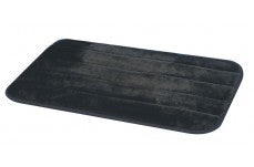 Snoozzy Quilted Kennel Dog Mat Black Large