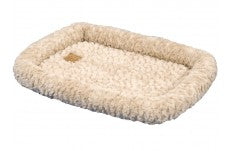 SnooZZy Plush Bolster Kennel Dog Mat Tan Extra Large