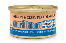 Natural Balance Pet Foods L.I.D. Salmon and Green Pea Formula Canned Cat Wet Food 24Ea/3 Oz, 24 Pk