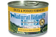 Natural Balance L.I.D. Duck and Potato Formula Canned Dog Food 6Oz